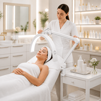 Lampe de beauté à bras articulé en U, éclairage facial sans ombre pour studio de cosmétologie professionnel