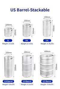 Fusto <span class=keywords><strong>per</strong></span> <span class=keywords><strong>Birra</strong></span> Tipo A/D/S/G da 5L 10L 15L 20L 30L 50L 60L <span class=keywords><strong>in</strong></span> <span class=keywords><strong>Acciaio</strong></span> Inox 304 Standard - Product Image 4