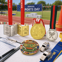 Médaille personnalisée d'athlétisme sur piste, récompense sportive, prix pour vainqueur, nom gravé, logo personnalisé, vente en gros en usine, en vrac