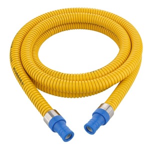 Tuyau <span class=keywords><strong>de</strong></span> <span class=keywords><strong>gaz</strong></span> <span class=keywords><strong>flexible</strong></span> en acier inoxydable anti-rongeurs à basse pression <span class=keywords><strong>de</strong></span> 1,5 m pour chauffe-eau, à vendre - Product Image 1