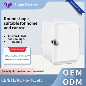 Mini-réfrigérateur portable <span class=keywords><strong>silencieux</strong></span> à semi-conducteurs 4L personnalisable pour dortoir, maison, voiture et extérieur - Product Image 3