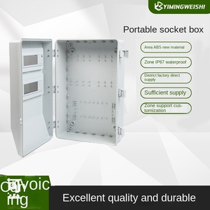 <span class=keywords><strong>Caja</strong></span> <span class=keywords><strong>de</strong></span> Distribución Portátil para Exteriores, Resistente al Agua, Polvo <span class=keywords><strong>y</strong></span> Salpicaduras, Grado Industrial, ABS, IP67, 310x310x145mm - Product Image 4