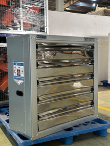 Ventilador Axial Industrial de Extracción, 900mm, Acero Galvanizado, 470rpm, Rodamiento de Manguito, Eléctrico, 380V, Color Gris, Independiente, OEM - Product Image 2