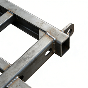Nodos Estructurales de Placa Gruesa de Acero al Carbono Laminado en Caliente, Diseño Personalizado, para Trenes de Rodaje de Excavadoras y Grúas, Hechos en Vietnam - Product Image 3