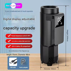 Mini-réfrigérateur portable pour insuline, batterie intégrée, commande tactile, matériau ABS, faible bruit et consommation d'énergie pour la maison et les voyages - Product Image 1