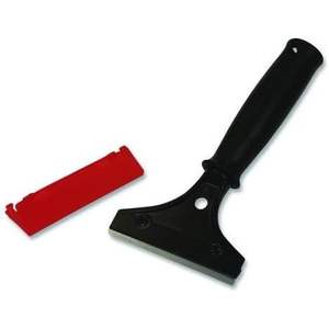 Kit de nettoyage de fenêtres en aluminium Boardwalk de 12 po de large avec perche d'extension de 8 pi et raclette de 4 po de large avec manche de 8 po - Product Image 3