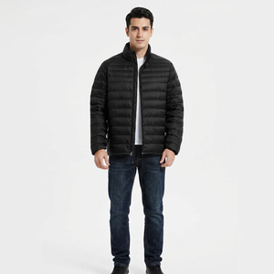 Custom Made Men's NylonPolyester Puffer Jackets Stand Collar High Street Style Wholesale <b>Kids</b> <b>Bubble</b> Puffer Jackets - Product Image 1