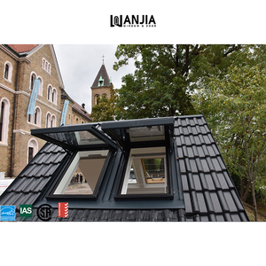 Thông minh nội thất kính mái Windows Top Treo Nhôm cửa sổ trần nhà biệt thự mái đầu treo thiết kế hiện đại cửa sổ trần nhà - Product Image 5