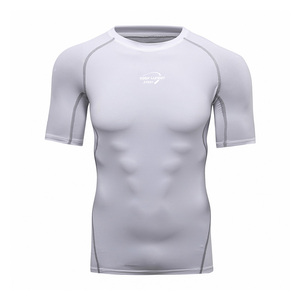 Bán Buôn OEM Thiế<span class=keywords><strong>t</strong></span> Kế <span class=keywords><strong>T</strong></span>ùy Chỉnh Thể Thao Chạy <span class=keywords><strong>T</strong></span>-Shirts Polyester Nhanh Khô Nén Người Đàn Ông Của <span class=keywords><strong>T</strong></span> Áo Sơ Mi - Product Image 5