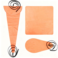 High End Soft Brass Instrument Cleaning Cloth Multi Purpose Wipe for Outer Paint Inner Hole and Curved Pipe Maintenance