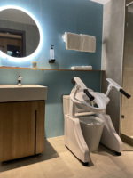 Lève-personne électrique portable pour patients, dispositif de levage pour toilettes, siège de toilette