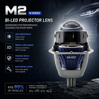 VAHID M2 Lentille de projecteur LED avant haute luminosité 3 pouces 65W 9200LM AFS Phare à faisceau directionnel pour kit de mise à niveau automobile