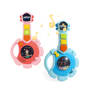 Più recente batteria Mini elettrico chitarra musicale giocattoli per i bambini con la luce - Product Image 1