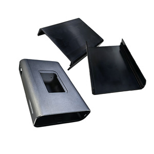 Boîtier en alliage d'aluminium ZR pour mini amplificateur, usiné CNC, taille personnalisable, sablé et oxydé - Product Image 1
