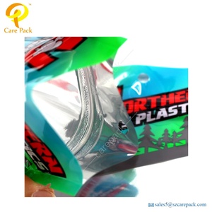 Nắp kéo dây kéo móc áo Lỗ Cá thu hút túi bao bì Pouch 8 ''x 4'' tùy chỉnh mềm mồi nhựa túi cho cá - Product Image 6