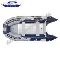 4-5 personne 10ft gonflable 0.9mm-1.2mm PVC bâche bateaux avec plancher en aluminium et le Certificat de la CE