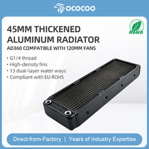Enfriador de CPU de Aluminio OCOCOO con Refrigeración Líquida de Alto Flujo, Ventilador Eficiente de 360MM para PC - Product Image 1