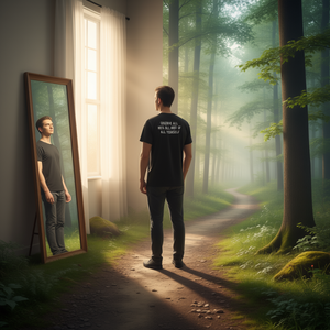 Camiseta Observe All Men But Most Of All Yourself de algodón premium con ajuste unisex - Product Image 3