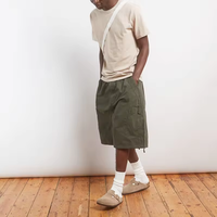 Großhandel Schlussverkauf Outdoor Streetwear Baggy Baumwolle Herren Parachute-Hose individuelles Logo Herren Cargo-Shorts
