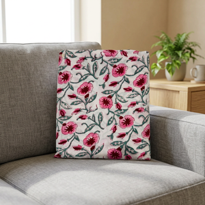 Tissu Popeline Peignée 100% Coton à Motif Floral Botanique, Tissé, 100 GSM, Poids Moyen, Largeur 53/54 pouces, pour Vêtements de Filles et Décoration Intérieure - Product Image 6