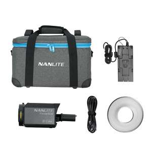 <span class=keywords><strong>60B</strong></span> <span class=keywords><strong>Nanlite</strong></span> <span class=keywords><strong>Forza</strong></span> ไฟ LED 60W แบบ <span class=keywords><strong>Bi</strong></span>-<span class=keywords><strong>Color</strong></span> 2700K-6500K แสงไฟแสงไฟแฟลชสำหรับสตูดิโอระดับมืออาชีพ - Product Image 1