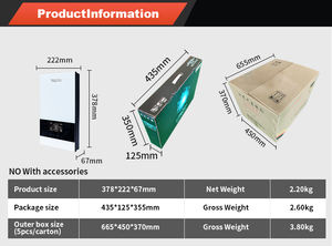 Calentador de Agua Eléctrico Instantáneo sin Tanque, Temperatura Constante, Alta Eficiencia, Calentador de Agua Instantáneo, LED, para Toda la Casa, Gimnasio y Uso <span class=keywords><strong>en</strong></span> Hoteles - Product Image 2