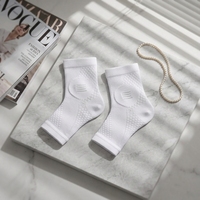 Chaussettes de compression pour cheville à bout ouvert, manchon de soutien de la voûte plantaire pour fasciite plantaire, pour hommes et femmes