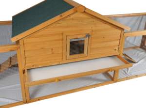 2024 Offres Spéciales grande cage en métal extérieur étanche lapin maison poulailler en bois pour petits animaux - Product Image 3