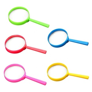 Kaca Pembesar Genggam Mini 3X, Alat Pembesar Membaca Lensa Kaca Pembesar Portabel Pemeriksaan Anak-anak untuk Membaca <span class=keywords><strong>60Mm</strong></span> - Product Image 3