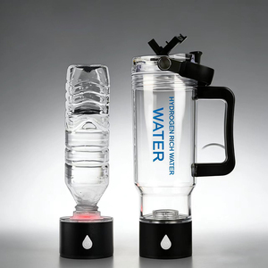 Bouteille d'<span class=keywords><strong>eau</strong></span> hydrogénée portable OEM ODM 4000ppb 750ml SPE PEM pureté >99,99% pour voiture, bureau, extérieur, camping, voyage, sport - Product Image 1