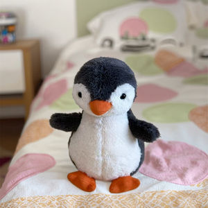 スーパーソフトペンギンぬいぐるみカスタムぬいぐるみ子供のための完璧な誕生日ギフトPPコットン充填刺繍技術メッシュ - Product Image 5