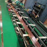 Barre omnibus en cuivre pur 99.99% Prix de barre plate en cuivre personnalisé pour centrale électrique 85*10*5000mm