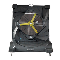 W Grande taille 48 pouces 580 carré ferme avicole AC ventilateur sur pied climatisation eau refroidisseur d'air évaporatif avec réservoir d'eau 1000L