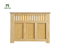 Cache-radiateur moderne en placage de chêne, panneau frontal massif, OEM ODM pour les marques de meubles et d'ameublement européennes et américaines