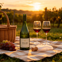 Bouchon de bouteille de vin en liège naturel pour le stockage en cave à vin, réutilisable, hermétique, écologique