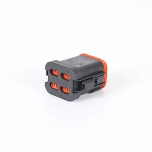 Deutsch DT Series 8PIN Automotive Waterproof Connector Harness Plug Female Terminal Plug 10 Black IP67 Auto Connector PA66 LY