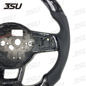 Volksvagen mk7 गोल्फ gtd <span class=keywords><strong>r</strong></span> gtd <span class=keywords><strong>r</strong></span>-gtd <span class=keywords><strong>r</strong></span>-लाइन संस्करण के लिए वास्तविक कार्बन फाइबर स्टीयरिंग व्हील - Product Image 5