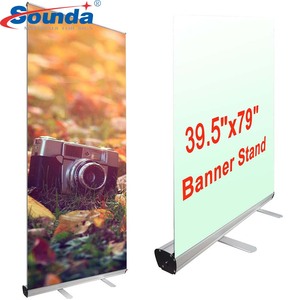 Stand de <span class=keywords><strong>banner</strong></span> enrollable de feria comercial de alta calidad 80x200 cm stand pull up <span class=keywords><strong>banner</strong></span> - Product Image 3