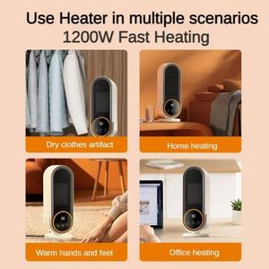 Chauffe-ventilateur PTC intelligent portable 220V à élément céramique, 1200W, avec deux réglages, pour un chauffage d'hiver efficace et économe en énergie – Meilleure vente - Product Image 6