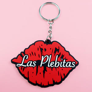 LLavero de silicona correa de goma llaveros logotipo personalizado nuevo diseño moda Lindo bolso de Pvc llavero - Product Image 2