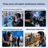 Xtalk Master Edition XStation Model Headset Nirkabel Peredam Kebisingan untuk Stasiun Pangkalan Khusus Full-Duplex Tiga Pihak