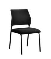 Chaise de conférence ergonomique empilable pour la formation des employés de bureau, avec cadre monobloc en PP injecté et maille respirante hautement élastique
