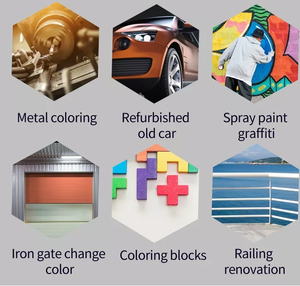 Tinta <span class=keywords><strong>Spray</strong></span> Acrílica Multiuso de Alto Brilho 400ml OEM Atacadista Tinta <span class=keywords><strong>Spray</strong></span> <span class=keywords><strong>Aerosol</strong></span> Fosca - Product Image 6