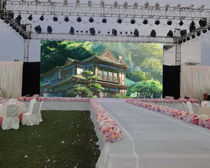 Ngoài trời p3.91 cho thuê LED Video Panel tường nhà thờ sân khấu Backdrop LED màn hình đám cưới nền IP65 Die đúc nhôm 2 năm - Product Image 6