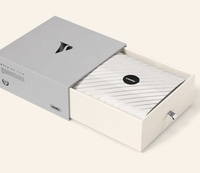 Boîte à tiroir rigide écologique haut de gamme personnalisée pour lunettes et montres, emballage personnalisé avec logo, boîte cadeau de luxe faite à la main avec gaufrage pour lunettes