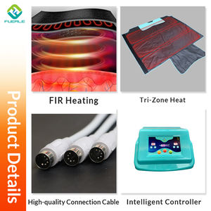 Портативное инфракрасное одеяло-сауна с отрицательными ионами для дома, водонепроницаемое, складное, с 3 зонами нагрева - Product Image 2