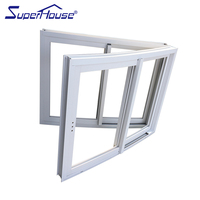 Arch Curved Thermal Break Aluminio Calor Soak Aislado Tinte de color templado Sliding Stay Windows