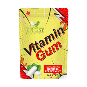 Goma de Mascar con Vitaminas de Marca Privada, Suplemento Energético, Mantiene la Boca Fresca y Aumenta la Energía - Product Image 1