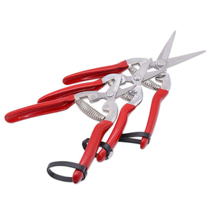 Tijeras de Jardín Profesionales de Acero Inoxidable Rectas de 8' (20cm) con Mango de Agarre Suave, Herramienta de Poda Industrial para Manzanos - Product Image 3