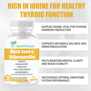 Wholesale Customization Black Seed Ashwagandha Gummies with Black Seed Bladderwack for Immune Metabolism Balance - Product Image 4